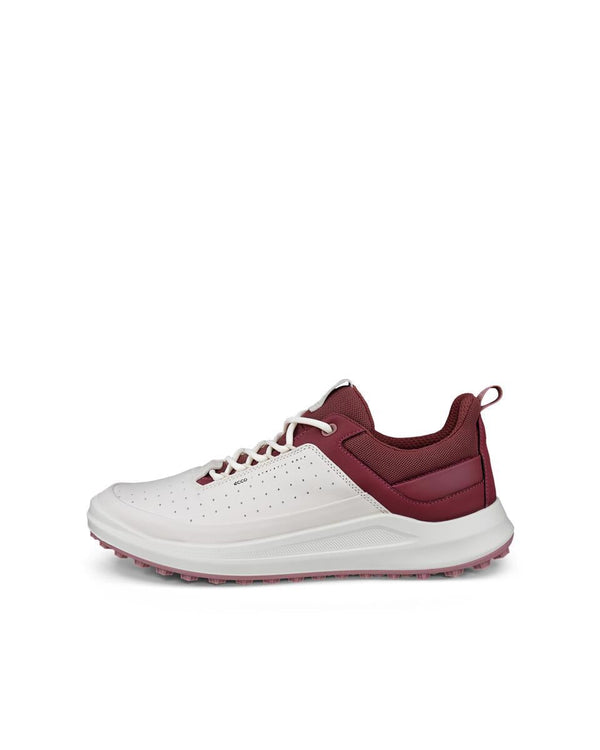 Surprizeshop Ecco Core Sneaker Waterproof Ladies Golf Shoes - White/Nocturne