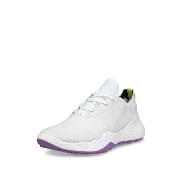 Surprizeshop Ecco Golf Biom H5 Hybrid Waterproof Ladies Golf Shoes - White/Lavender