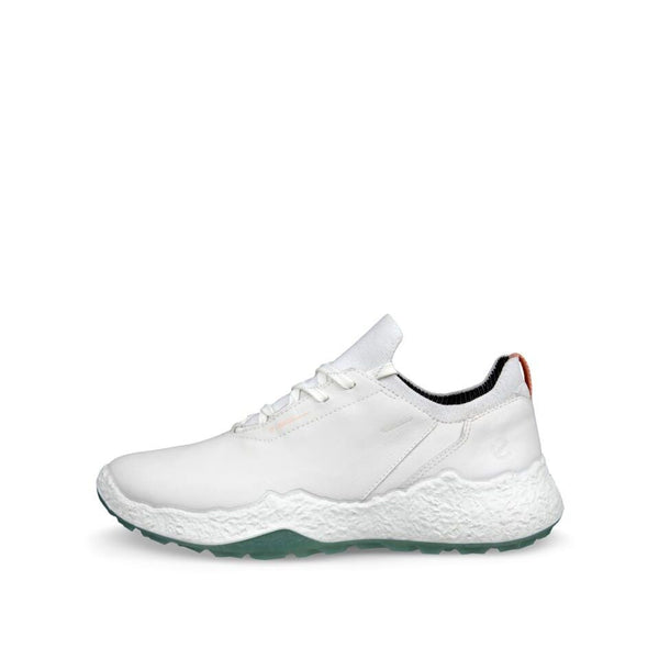 Surprizeshop Ecco Golf Biom H5 Hybrid Waterproof Ladies Golf Shoes - White/Sedum Green