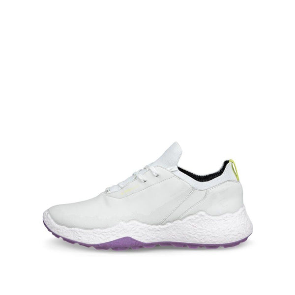 Surprizeshop Ecco Golf Biom H5 Hybrid Waterproof Ladies Golf Shoes - White/Lavender