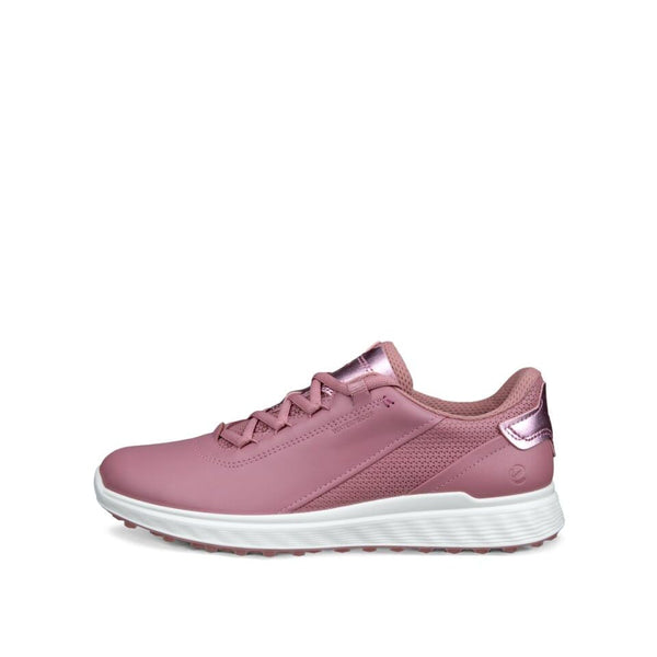 Surprizeshop Ecco Golf S-Casual Waterproof Ladies Golf Shoes - Blush/Old Rose Metallic