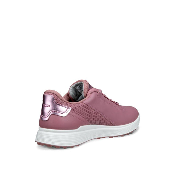 Surprizeshop Ecco Golf S-Casual Waterproof Ladies Golf Shoes - Blush/Old Rose Metallic
