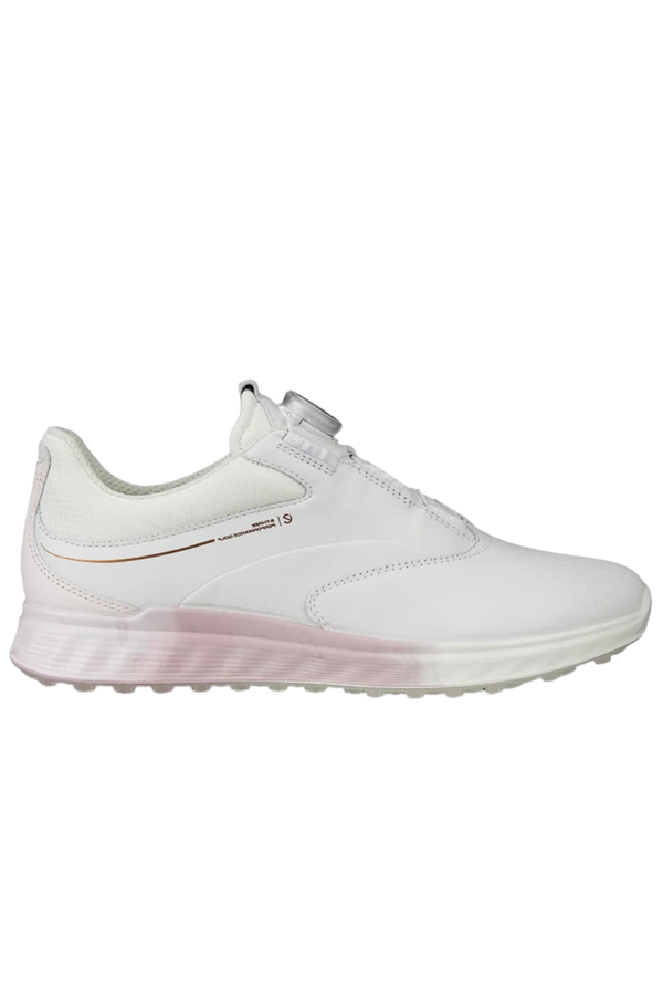 surprizeshop Ecco Golf S-Three BOA Waterproof Ladies Golf Shoes - White
