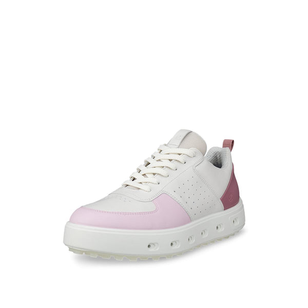 Surprizeshop ECCO Golf Street 720 GTX Ladies Golf Shoe - White Blush & Blossom Rose