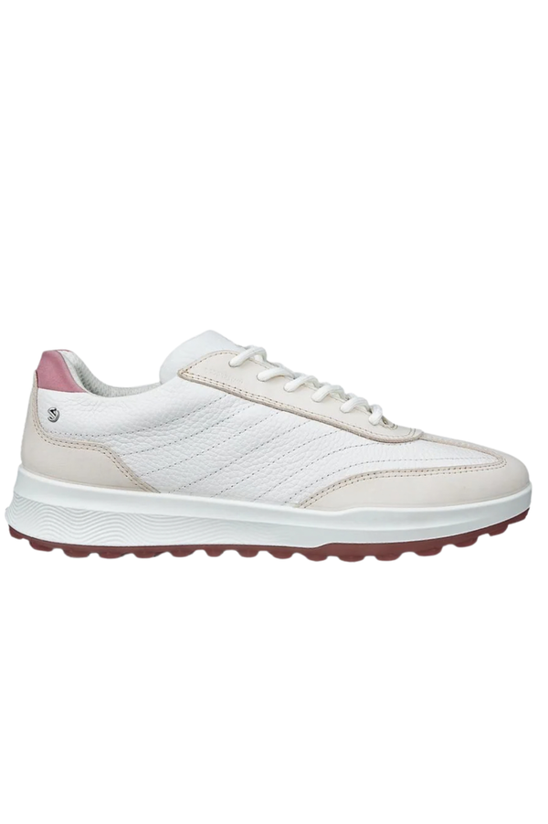 surprizeshop ECCO Golf Street Vibe Ladies Golf Shoes - Limestone White & Blush