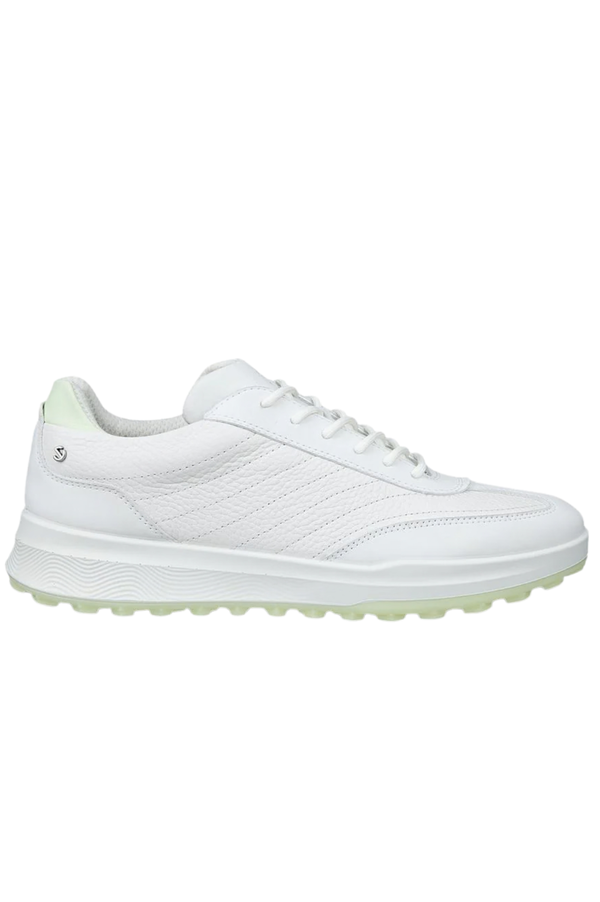 surprizeshop ECCO Golf Street Vibe Ladies Golf Shoes - Shadow White White & Lime Cream
