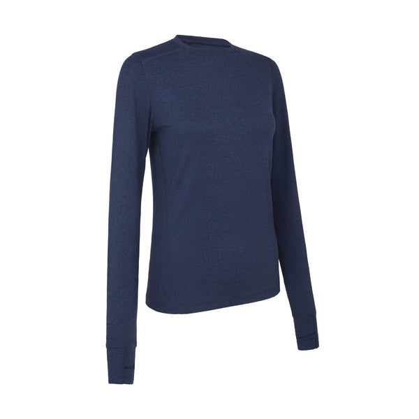 surprizeshop Ladies Crew Neck Baselayer - Navy Heather