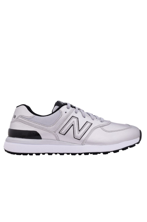 surprizeshop New Balance Womens 574 Greens V2 Waterproof Golf Shoes - Silver