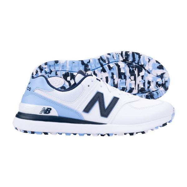 Surprizeshop New Balance Womens 574 Greens V2 Waterproof Golf Shoes - Blue