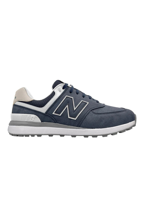 Surprizeshop New Balance Womens Waterproof Golf Shoes - 574 Greens V2 - Spikeless Navy/White