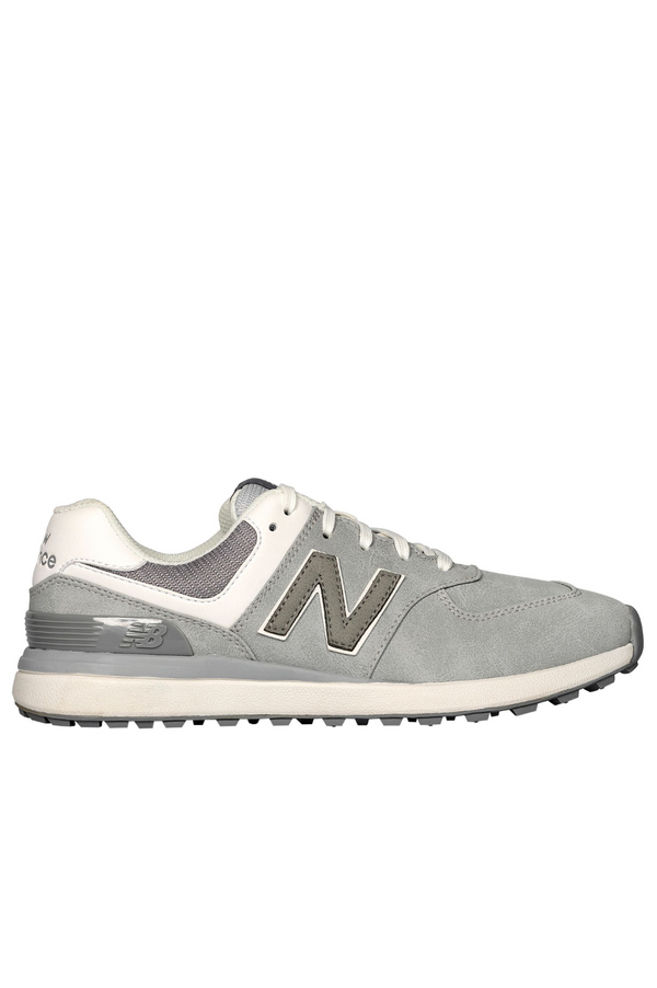 surprizeshop New Balance Womens Waterproof Golf Shoes - 574 Greens V2 - Spikeless Light Grey