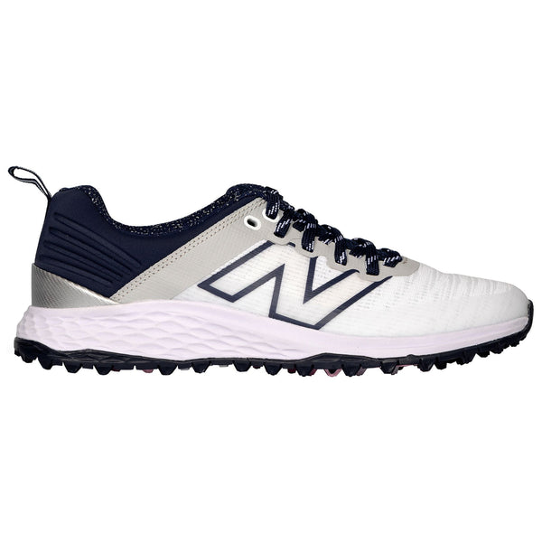 Surprizeshop New Balance Womens Waterproof Golf Shoes - Fresh Foam Contend V2 - Spikeless White/Navy