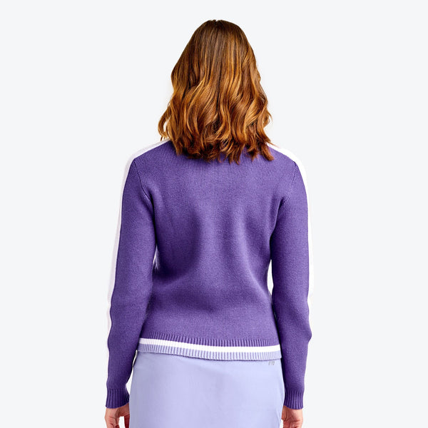 Surprizeshop Nivo Ladies Golf Daniela Zip Sweater - Future Dusk