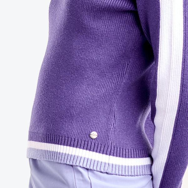 Surprizeshop Nivo Ladies Golf Daniela Zip Sweater - Future Dusk