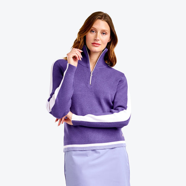 surprizeshop Nivo Ladies Golf Daniela Zip Sweater - Future Dusk