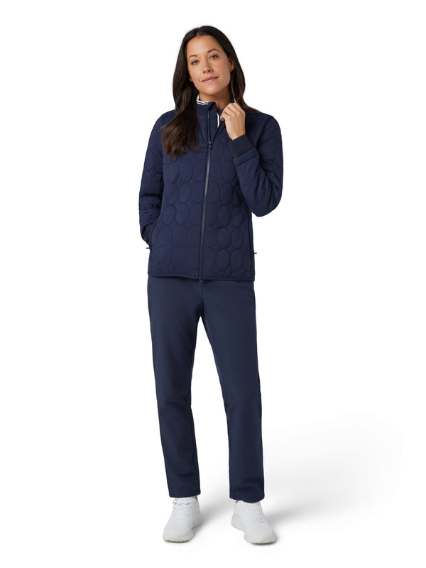 Surprizeshop Penguin Ladies Golf Quilted Puffer Jacket - Navy