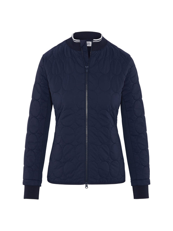 Surprizeshop Penguin Ladies Golf Quilted Puffer Jacket - Navy