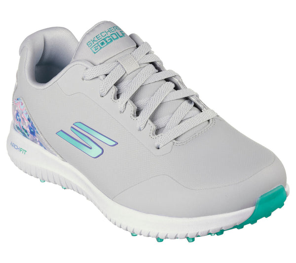 Surprizeshop Skechers Go Golf Max 3 Waterproof Ladies Golf Shoes- Grey/Mint