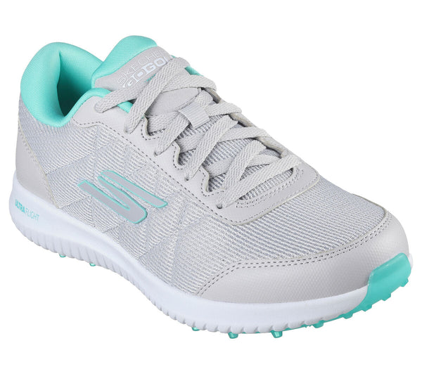 Surprizeshop Skechers Go Golf Max Fairway 4 Lightweight Ladies Golf Shoes- Grey/Turquoise