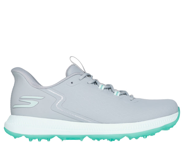 Surprizeshop Skechers Ladies Go Golf Elite 6 Waterproof Ladies Golf Shoes- Grey/Mint