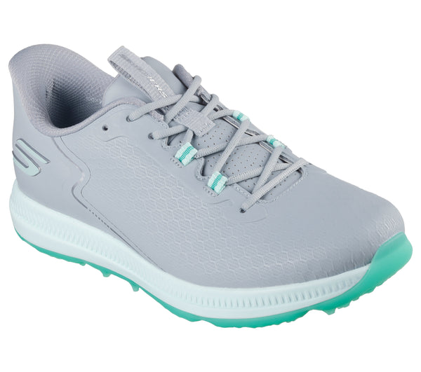 Surprizeshop Skechers Ladies Go Golf Elite 6 Waterproof Ladies Golf Shoes- Grey/Mint