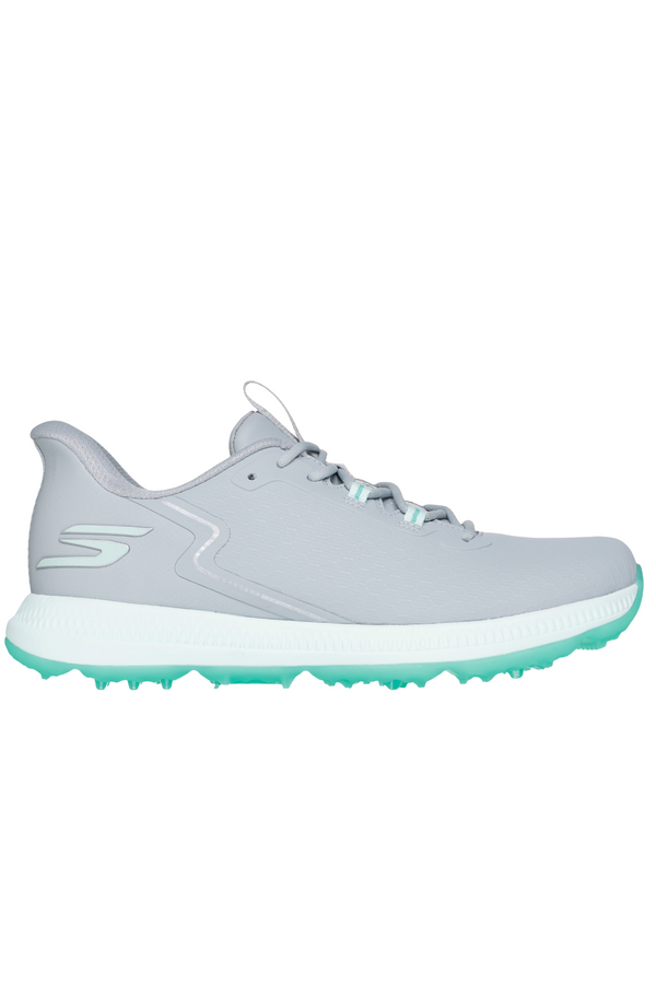 surprizeshop Skechers Ladies Go Golf Elite 6 Waterproof Ladies Golf Shoes- Grey/Mint