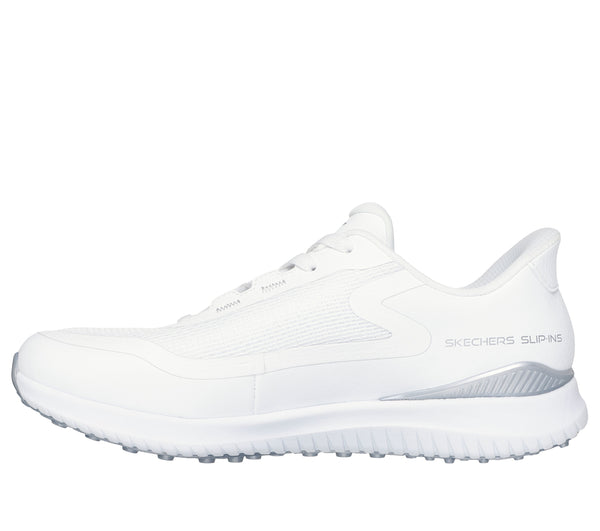 Surprizeshop Skechers Ladies Go Golf Flight Waterproof Ladies Golf Shoes- White/Silver