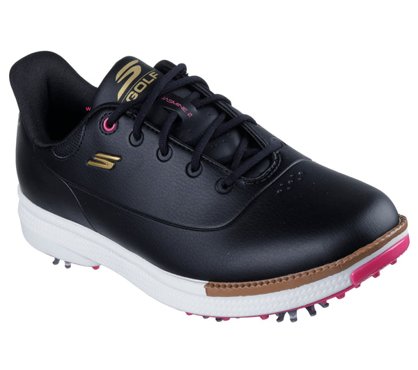 Surprizeshop Skechers Ladies Go Golf Jasmine 2 Spiked Waterproof Ladies Golf Shoes - Black