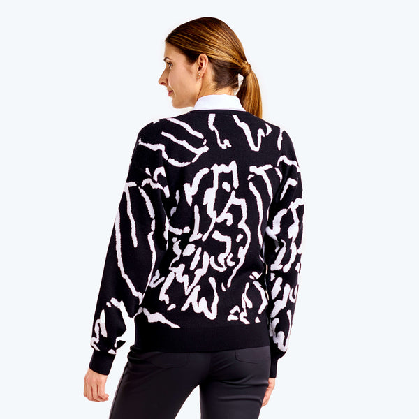 Surprizeshop Nivo Ladies Dahlia Golf Sweater - Black