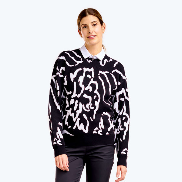 surprizeshop Nivo Ladies Dahlia Golf Sweater - Black