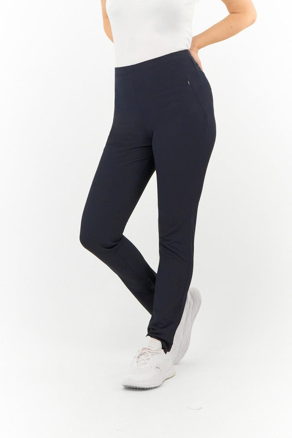 Surprizeshop Tail Ladies Allure Pull On Golf Trousers (31 Inch) - Navy