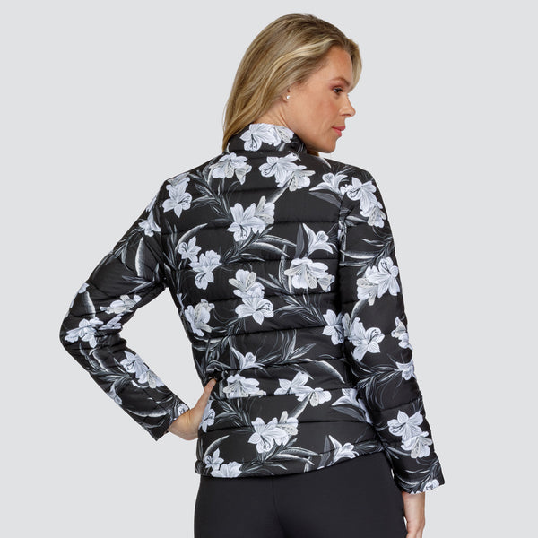 Surprizeshop Tail Ladies Golf Brielle Quilted Jacket - Ethereal Blossoms