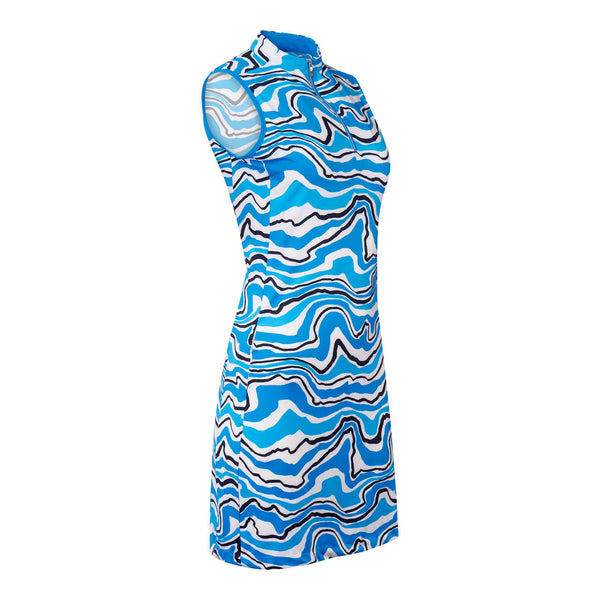 Surprizeshop Tail Ladies Golf Drea Sleeveless Dress- Tranquility