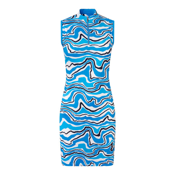 Surprizeshop Tail Ladies Golf Drea Sleeveless Dress- Tranquility