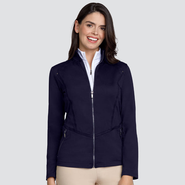 Surprizeshop Tail Ladies Golf Leilani Full Zip Jacket - Navy