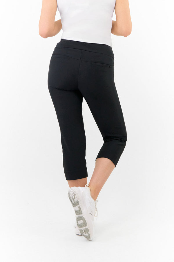 Surprizeshop Tail Ladies Golf Mulligan Pull On Capri 83CM- Black