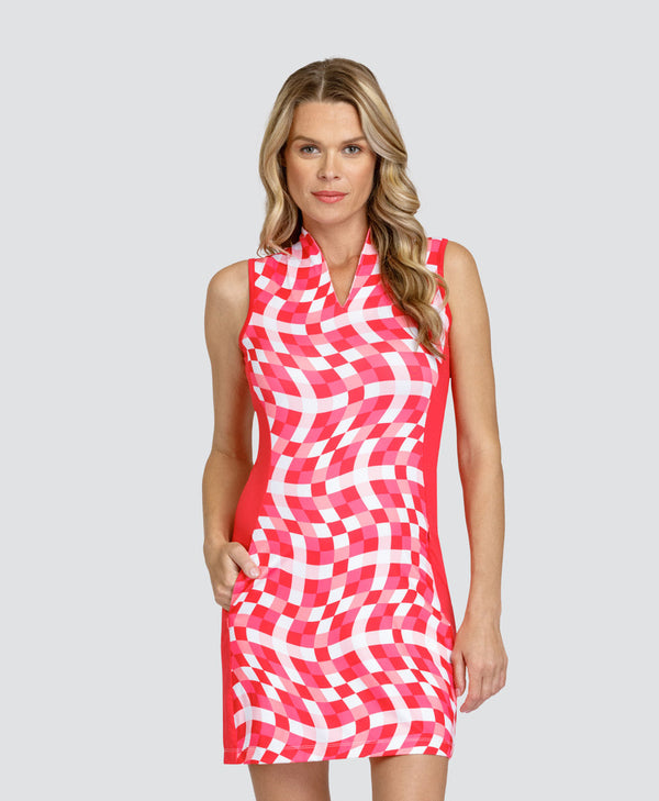 Surprizeshop Tail Ladies Rubylou Sleeveless Dress - Wonderland Geo