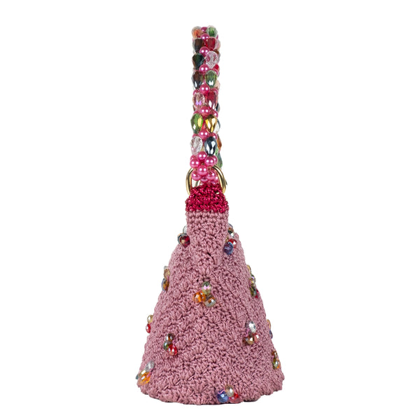 Suryo PEONIES BEAD EMBELLISHED SHOULDER BAG 〰️ Skittles