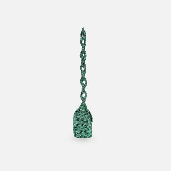 Suryo MIMPI CHAIN LINK BAG〰SEAWEED〰SAMPLE SALE