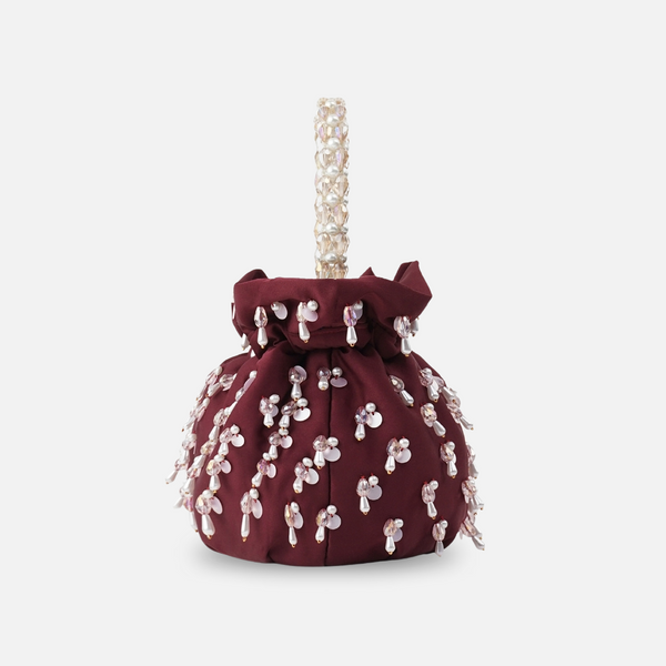 Suryo SAINT DUMPLING BAG 〰 MAROON