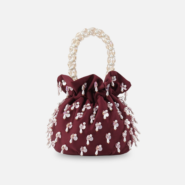 suryo SAINT DUMPLING BAG 〰 MAROON