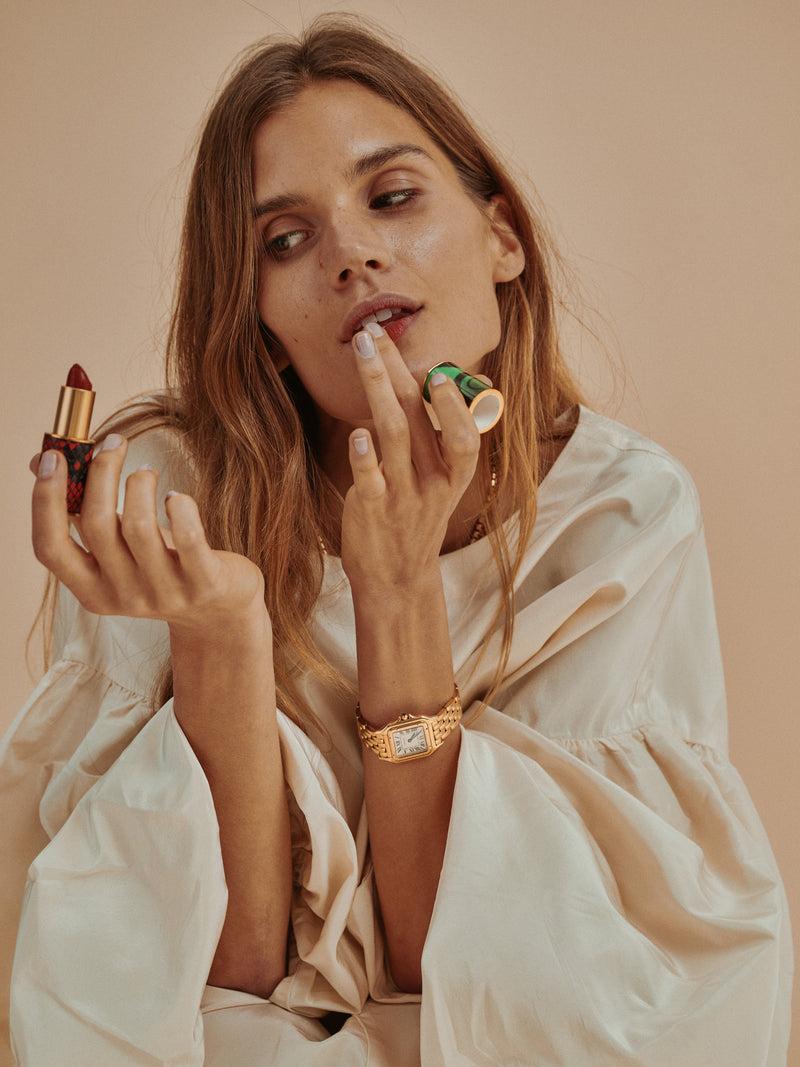 Suzie Kondi Balon Top In Silk Taffeta