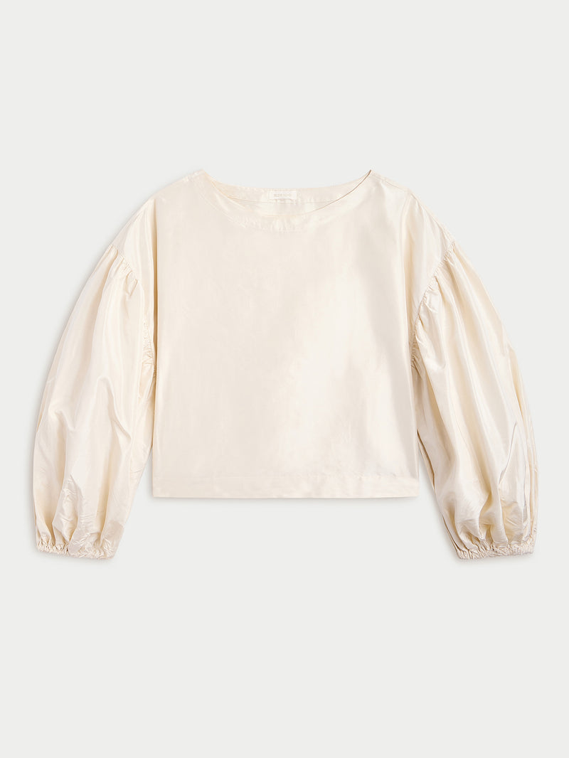 suzie kondi Balon Top in Silk Taffeta