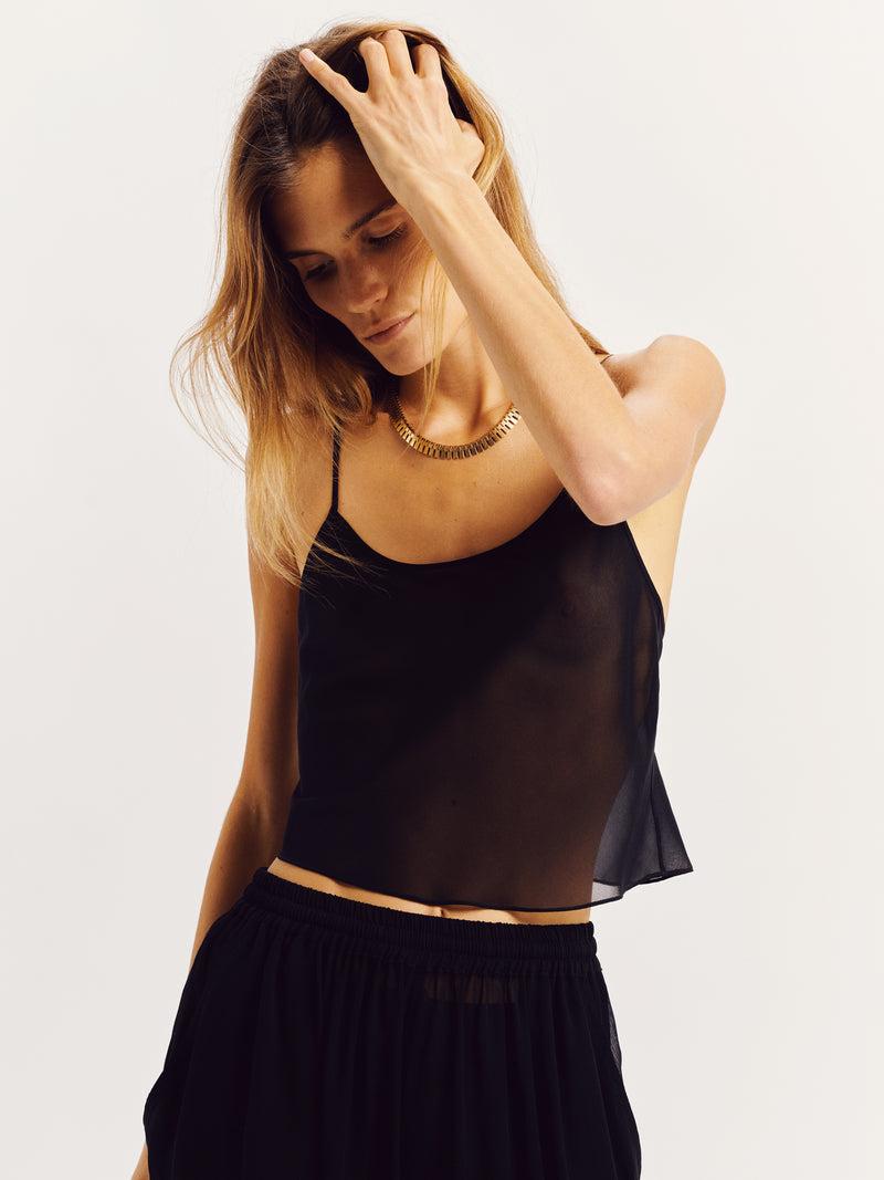suzie kondi Circe Top in Silk Chiffon