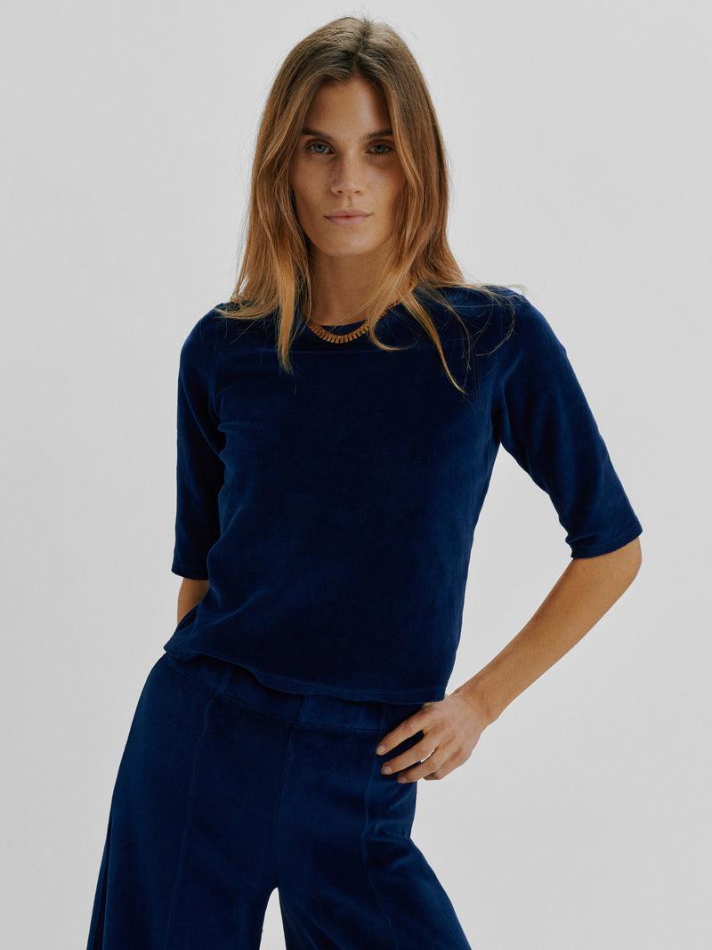 Suzie Kondi Corfu Top In Velour