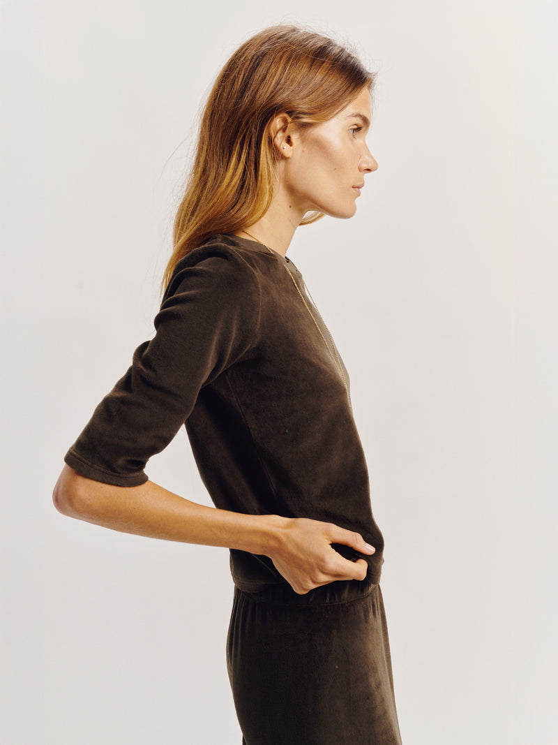 Suzie Kondi Corfu Top In Velour