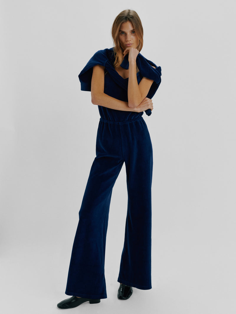 Suzie Kondi Elma Jumpsuit In Velour