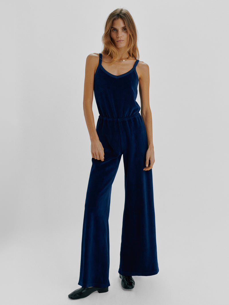 Suzie Kondi Elma Jumpsuit In Velour