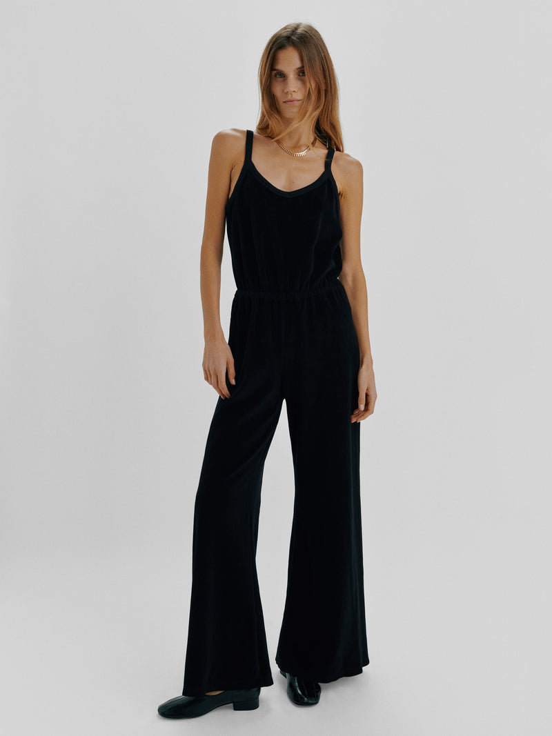 Suzie Kondi Elma Jumpsuit In Velour