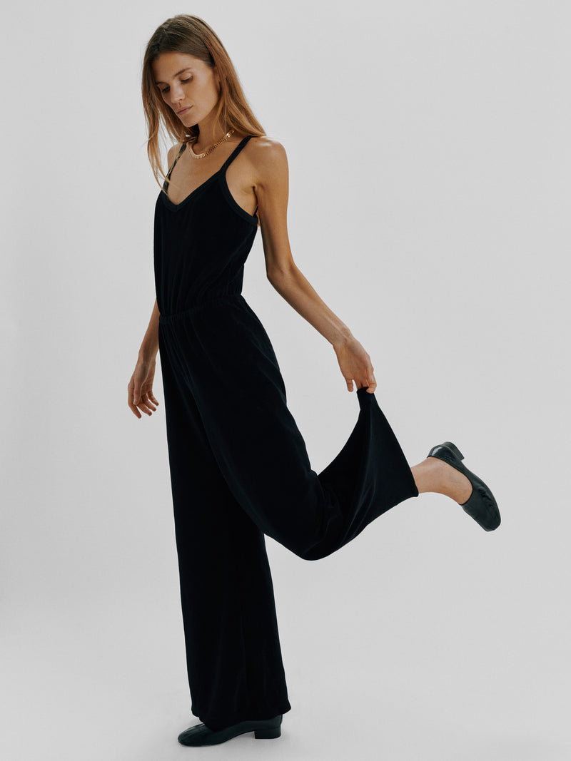 Suzie Kondi Elma Jumpsuit In Velour